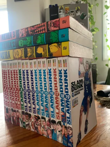 Slam Dunk 1 ao 19 (exceto vol. 9) + Akira 1 ao 3