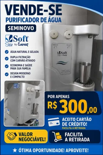 VENDO PURIFICADOR DE ÁGUA