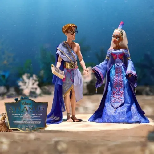Bonecos Disney Atlantis Milo E Kida 25 Anos Edição Limitada D23