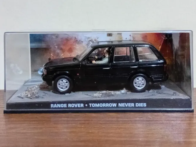 Miniatura Oficial Carro James Bond Range Rover 007 O Amanhã Nunca Morre Panini GE Fabbri