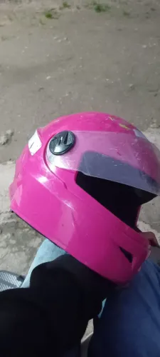 Capacete rosa