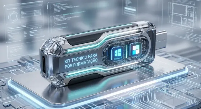 pendrive kit tecnico pos intalaçao