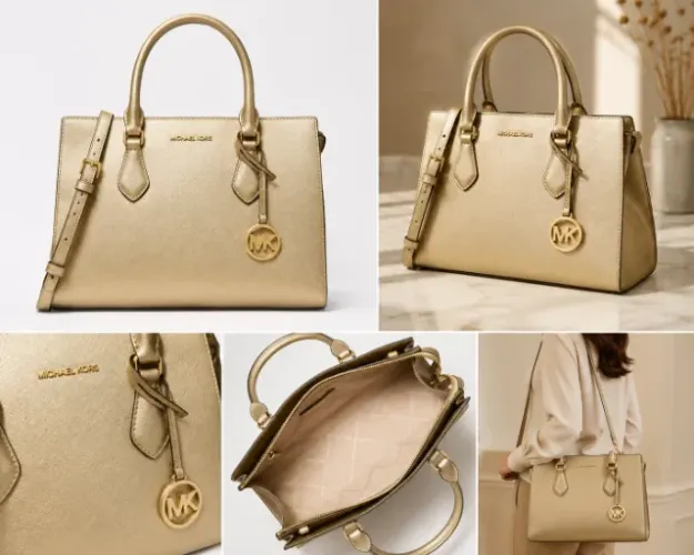 MK Michael Kors Bolsa metalica - NOVA - IMPORTADA - COM ETIQUETA