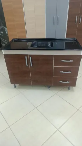 Balcão pia novo montado