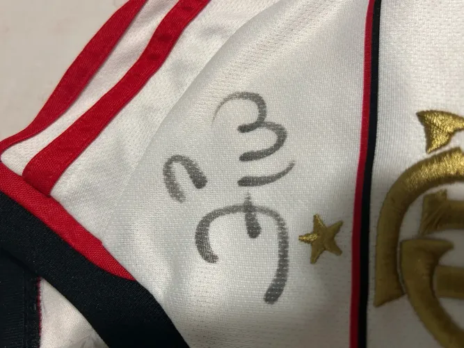 CAMISA DO FLAMENGO FEMININA AUTOGRAFADA PELO ZICO