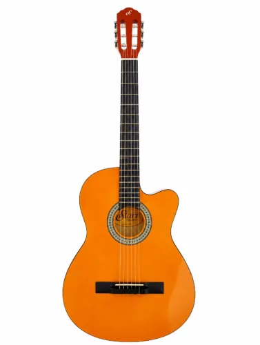 VIOLÃO ELÉTRICO START/GIANNINI (Amadeirado clássico e elegante)