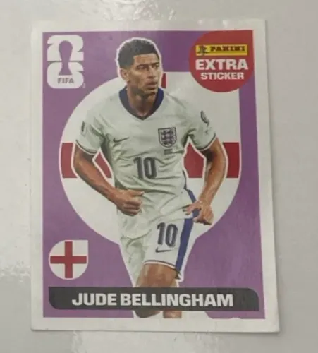 Figurinha Jude Bellingham ROXA COPA 2026