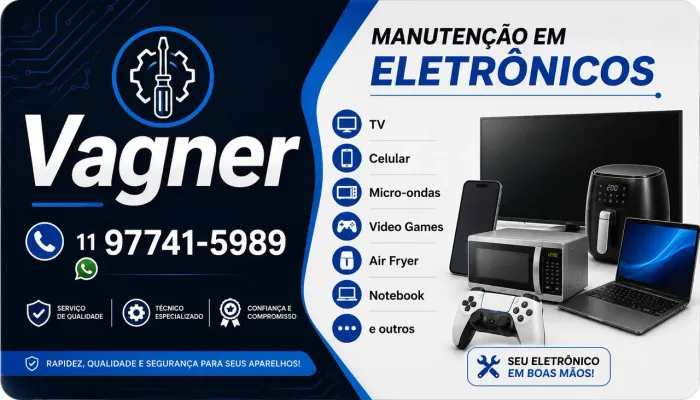 Manutenção em Eletrônicos . Tv, Celular, Micro-ondas, Video Games e Outros....