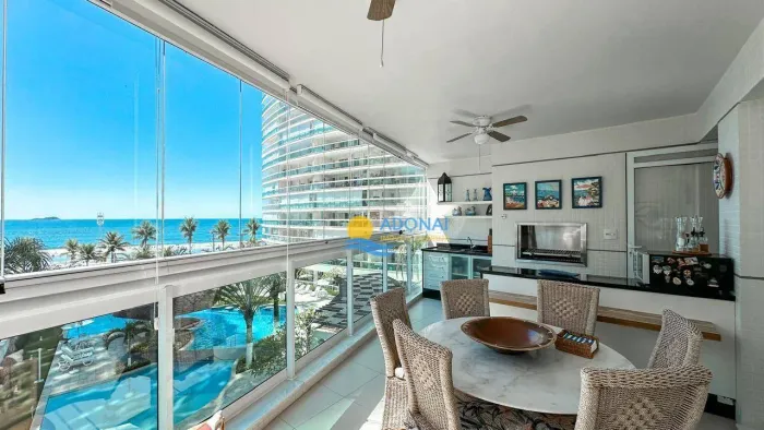 Apartamento beira-mar com vista Astúrias Guarujá
