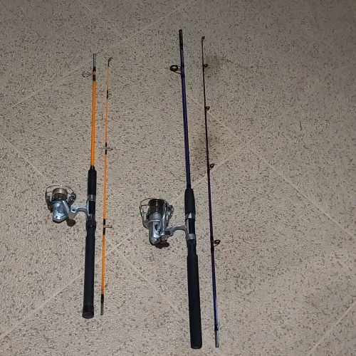 kit conjunto de pesca ( vara e molinete)