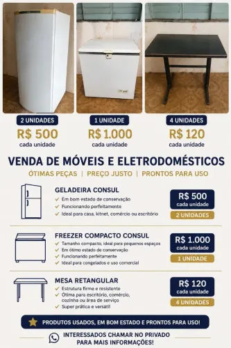 Geladeiras ,mesas ,freze