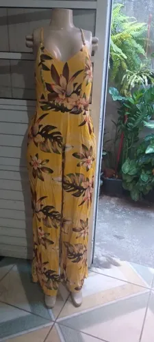 Macacão florido Jéssica modas