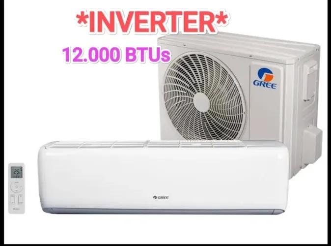 Ar Split Gree INVERTER 12.000 BTUs + Novo + Nota + Garantia + Cartão 12x!! 