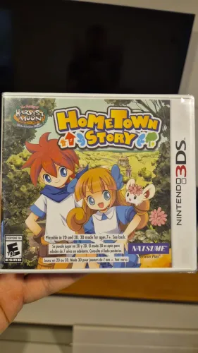 HomeTown Story lacrado para 3DS. Família Harvest Moon. Americano