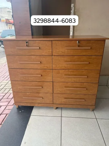 Cômoda de 10 Gavetas na Promoção 