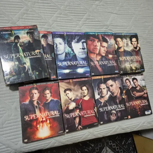 Box supernatural temporadas 1 a 8