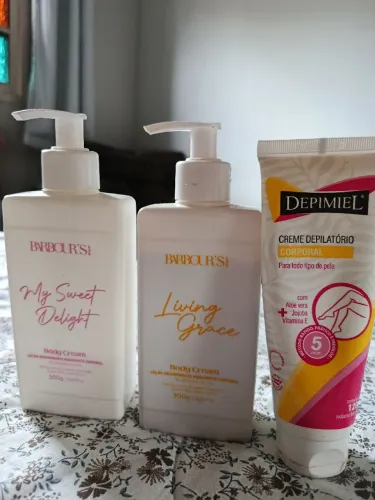 Hidratante Barbour's e creme depilatório
