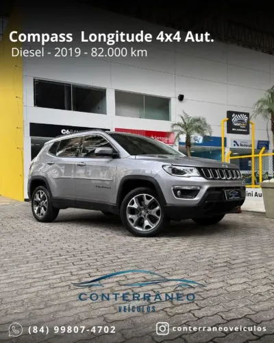 Jeep Compass Longitude 2.0 4X4 Dies. 16V Aut. 2019