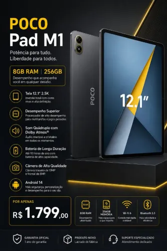 Tablet poco pad m1