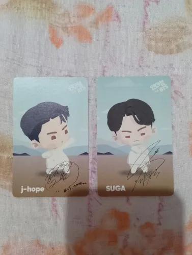 BTS PHOTOCARD SUGA E J-HOPE IN THE SEOM OFICIAL