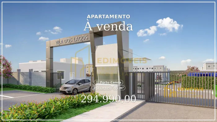 Viva com conforto em Porto Canoa: Apartamento com 2 quartos!