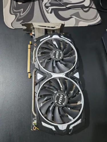 Placa de video1060 ti com defeito aceito trocas