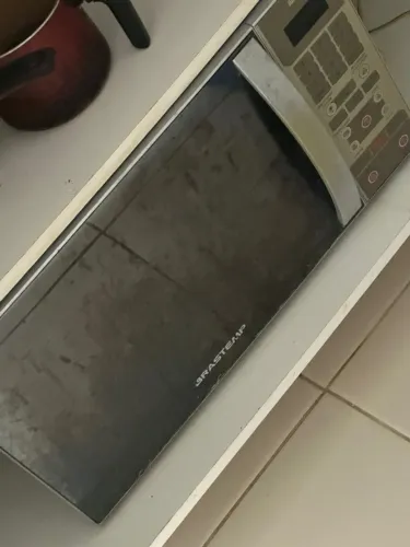 Forno Micro-ondas Brastemp Espelhado - Para Conserto ou Peças (Não Funciona)