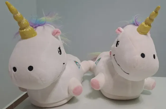 Pantufa Unicórnio 3d