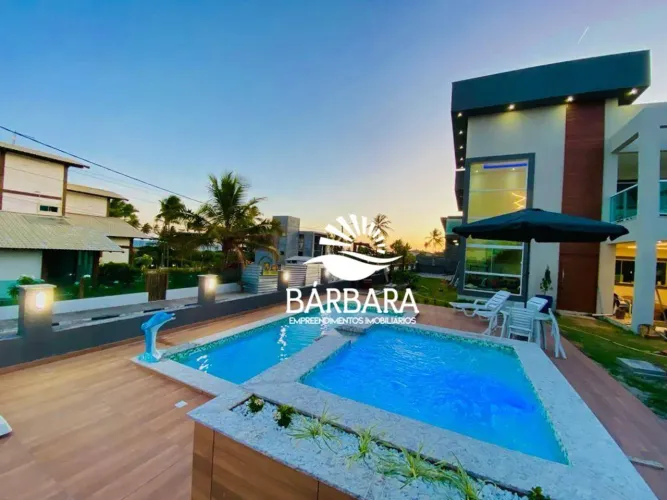 Casa com 5 dormitórios para alugar, 265 m² por R$ 2.500,00/dia - Barra do Jacuípe - Camaça
