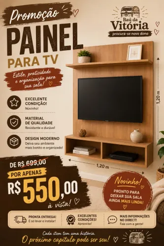 PAINEL DE TV ATÉ 55?