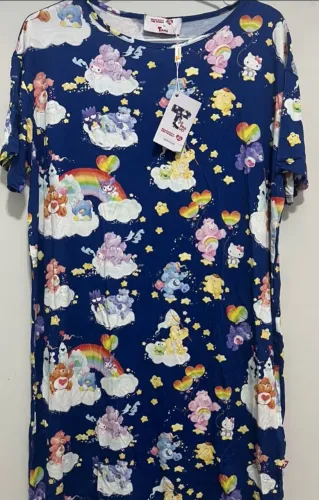 CAMISOLA CAMISETÃO URSINHOS CARINHOSOS