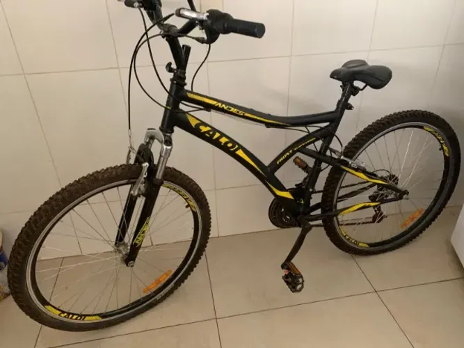 Bicicleta Aro 26" Caloi Andes - 21 Marchas - Estado de Nova + Manual Original