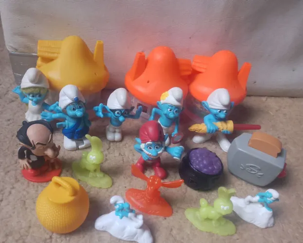 Coleção MC Donald's Smurfs