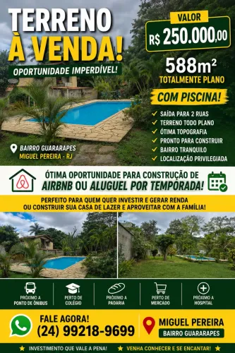 Venda de terreno