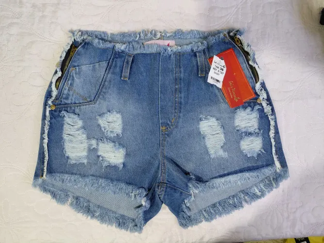 Short jeans sal e pimenta 38