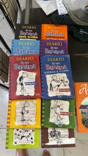 Coloção livro infantil diário de um banana volume 1 ao 10
