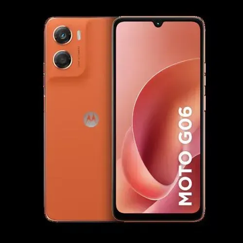 Smartphone Motorola Moto g06 4G Tela 6,9? 128GB Câmera 50MP Laranja