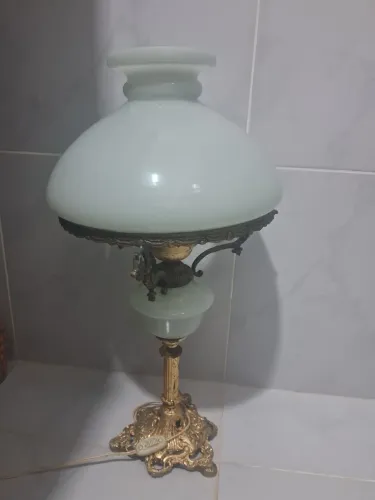 Abajur de bronze 40cm de altura