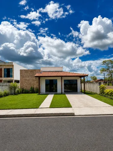 CASA MODERNA NO CONDOMÍNIO FAZENDA REAL RESIDENCIA