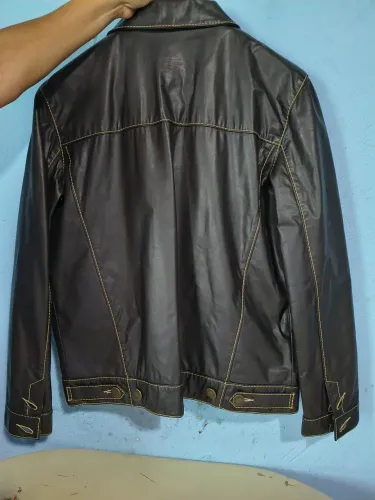 Jaqueta de couro bannypel masculino