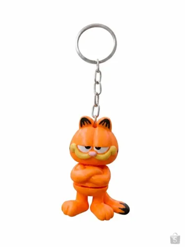 Chaveiro Garfield Gato Engraçado Articulado 3D - Perfeito para Mochilas e Chaves