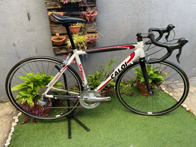 Caloi sprint tam 50cm tiagra 20v garfo carbono