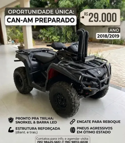BRP Can-Am Outlander 570 4X4 Quadriciclo 2019