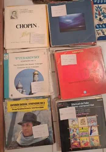 LOTE DE VINIL: 100 VINIS VARIADOS NACIONAL E INTERNACIONAL R$ 300,00