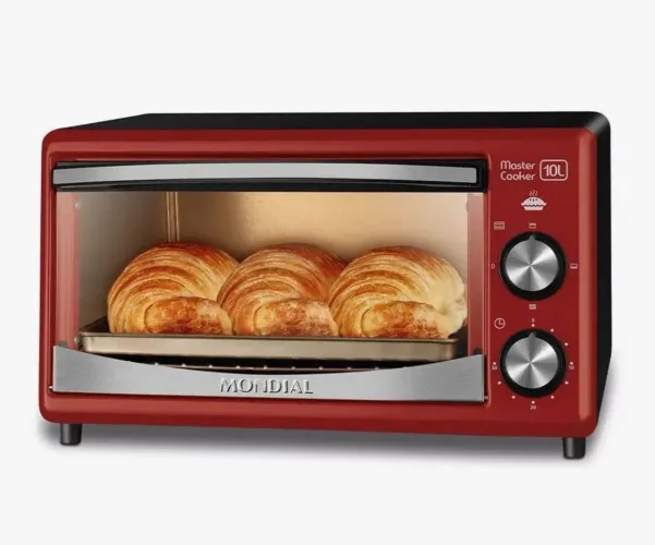 Mini Forno GOURMET Mondial Vermelho 110V