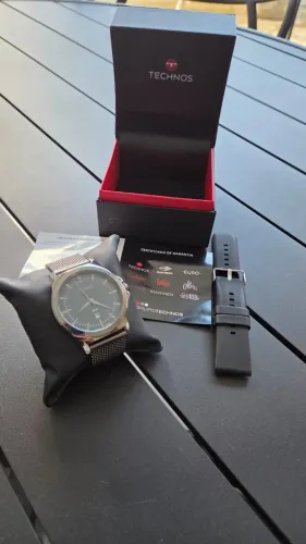Relógio Analógico Technos Masculino Aço Inoxidável 2115NCD/1F