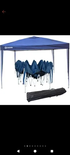 Tenda Gazebo dobrável azul