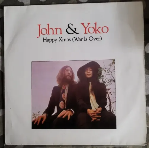 Vinil 12" John & Yoko - Happy Xmas (War Is Over) (1986) Apple Records