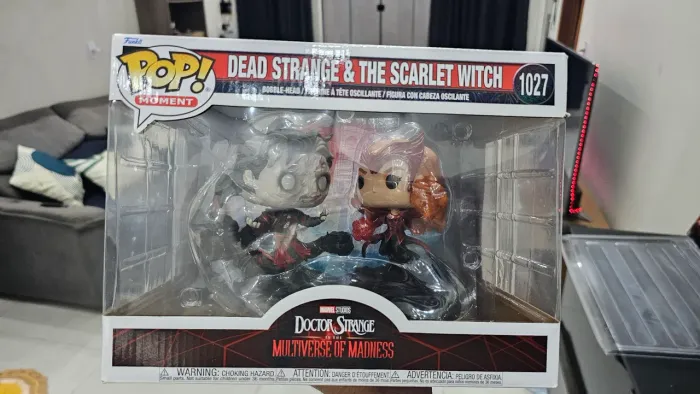 Funko Pop Doutor Estranho e Feiticeira Escarlate - Multiverso da Loucura