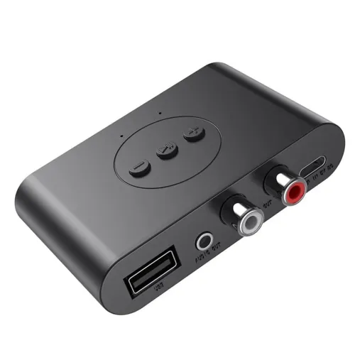 Receptor de áudio Bluetooth USB RCA